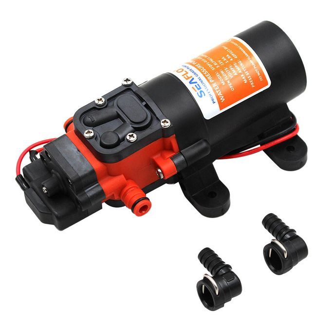 Marine   Boat   12V   1 . 2GPM   35PSI   Water   Pressure   Pump   W