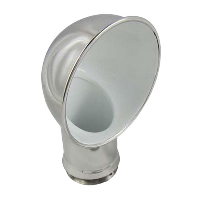 75mm Boat RV Round Sheet Vent Elbow Ventilation Duct Tube Stainless