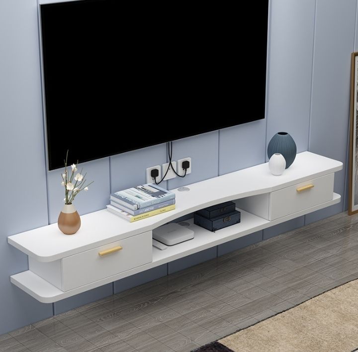 Drawer Wall Shelf- TV Cabinet Shelf- Floating Shelves