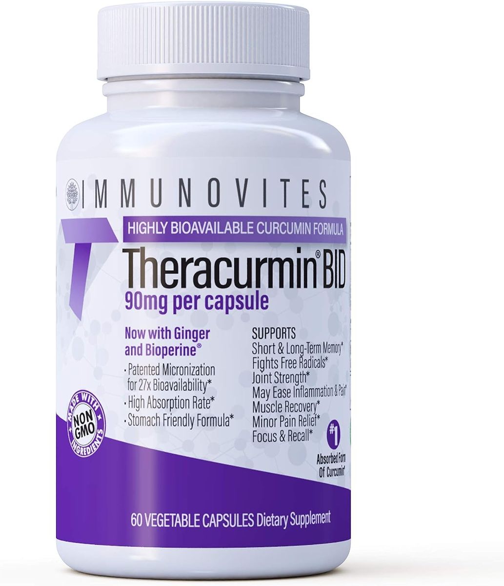 Theracurmin BID 300mg (Curcumin 90mg Per Cap.) 600mg Per Servin