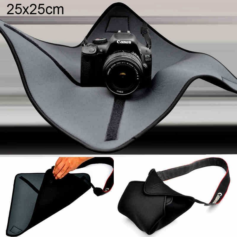 Shockproof Neoprene Bag Magic Wrap Blanket For Canon / Nikon / Sony Camera Lens, Size: 25 X 25cm