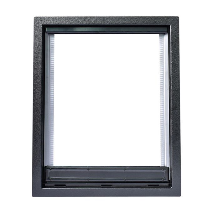 Premium Cat Dogs Flap Doors Pet Supplies ABS Plastic Kitten M Black