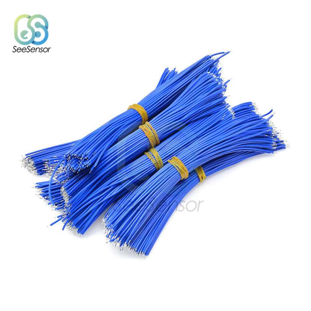 100Pcslot 24AWG 15cm Tin-Plated Breadboard Solder Cable Fly