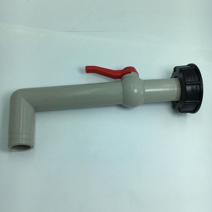 Quick Connector IBC Tank Valve Tap Water 1 Inch Lengthened 90 Degrees