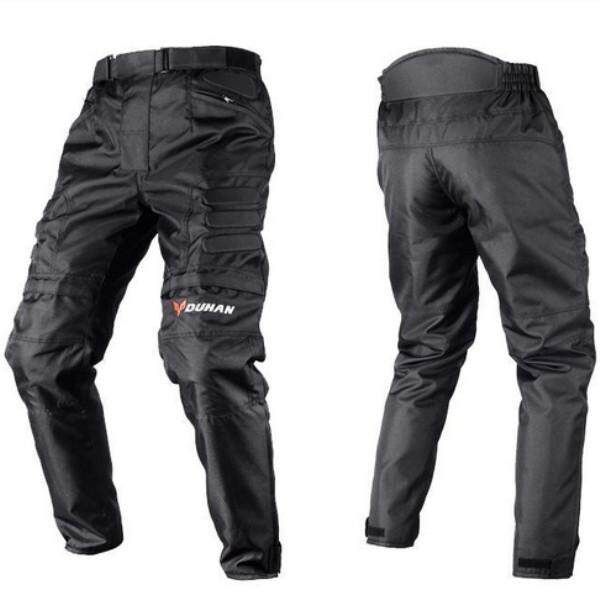 Men Racing Riding Trousers Pants With Knee Pad For DUHAN DK-02 (Black)L Black L