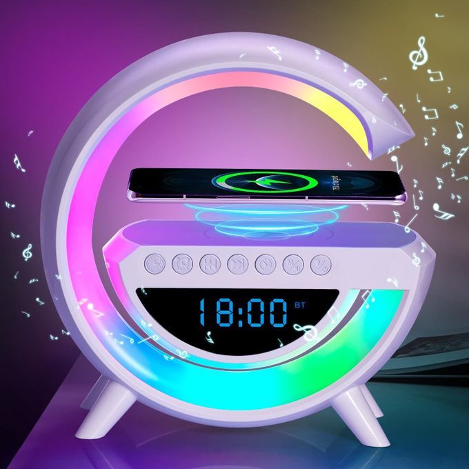 Multifunctional LED Lamp, Wireless Charger+Bluetooth Speaker