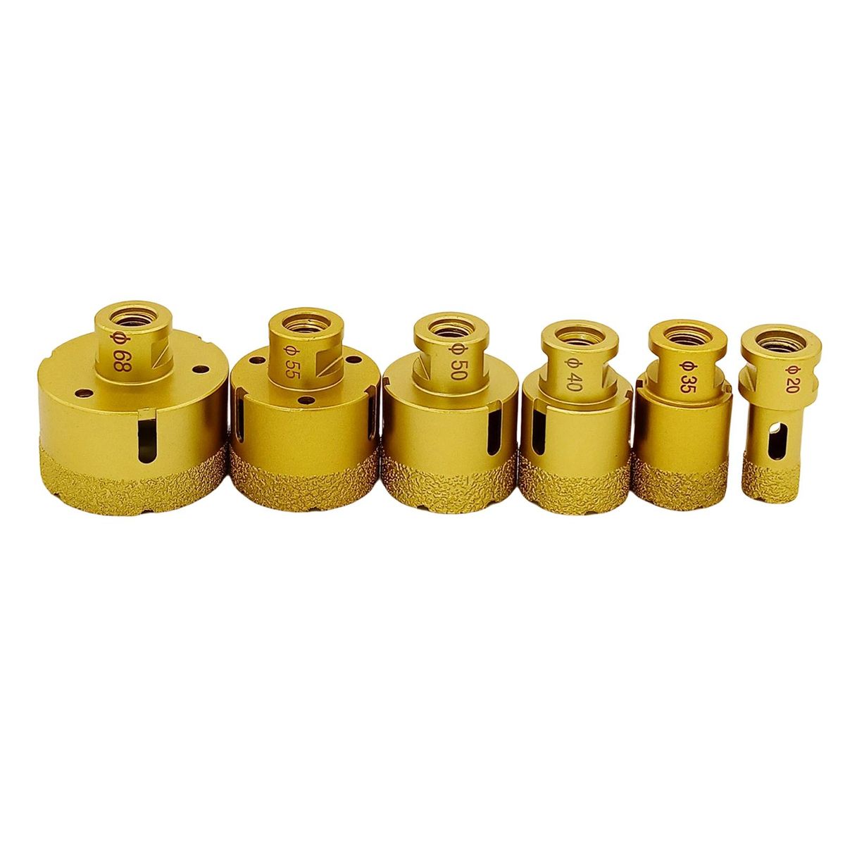 6Pcs Diamond Hole Saws  Drill  Improvement
