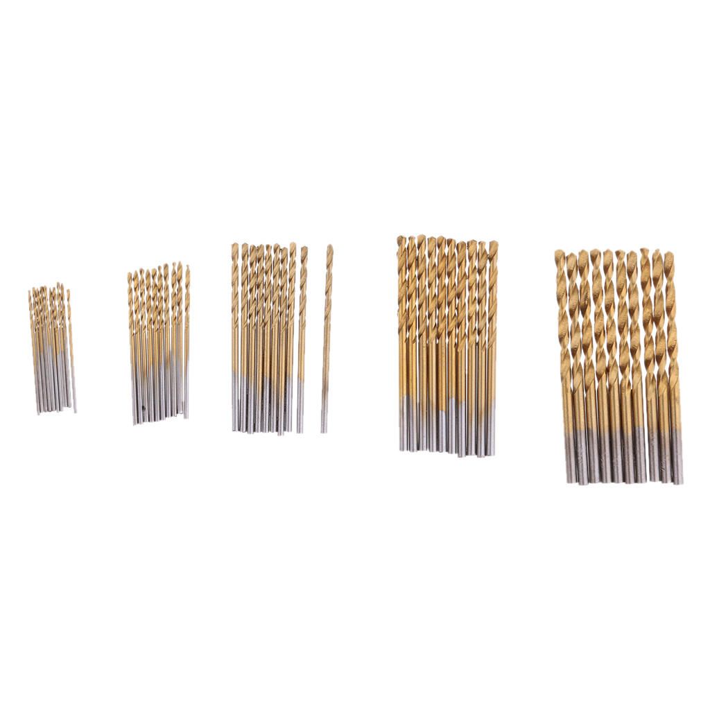 150 Pieces HSS Twist Drill Bit  Drills Set 0.4mm-3.2mm W/