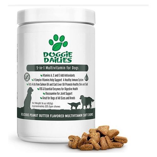 5 In 1 Multivitamin For Dogs, 225 Soft Chews