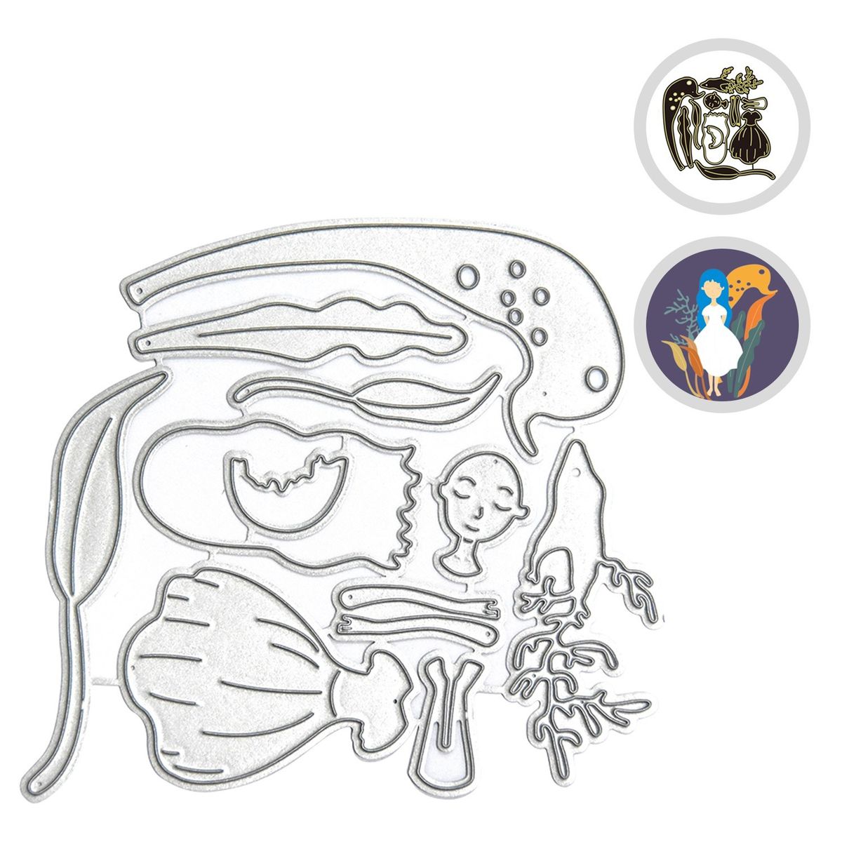Christmas Metal Cutting Dies Girl Shape Cutting Die For DIY