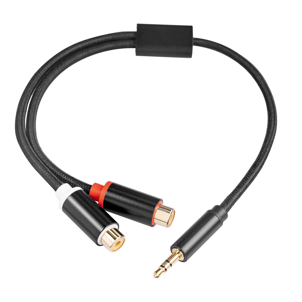 3.5mm Male To Dual RCA Female Cable 1/8 Inch To Double RCA