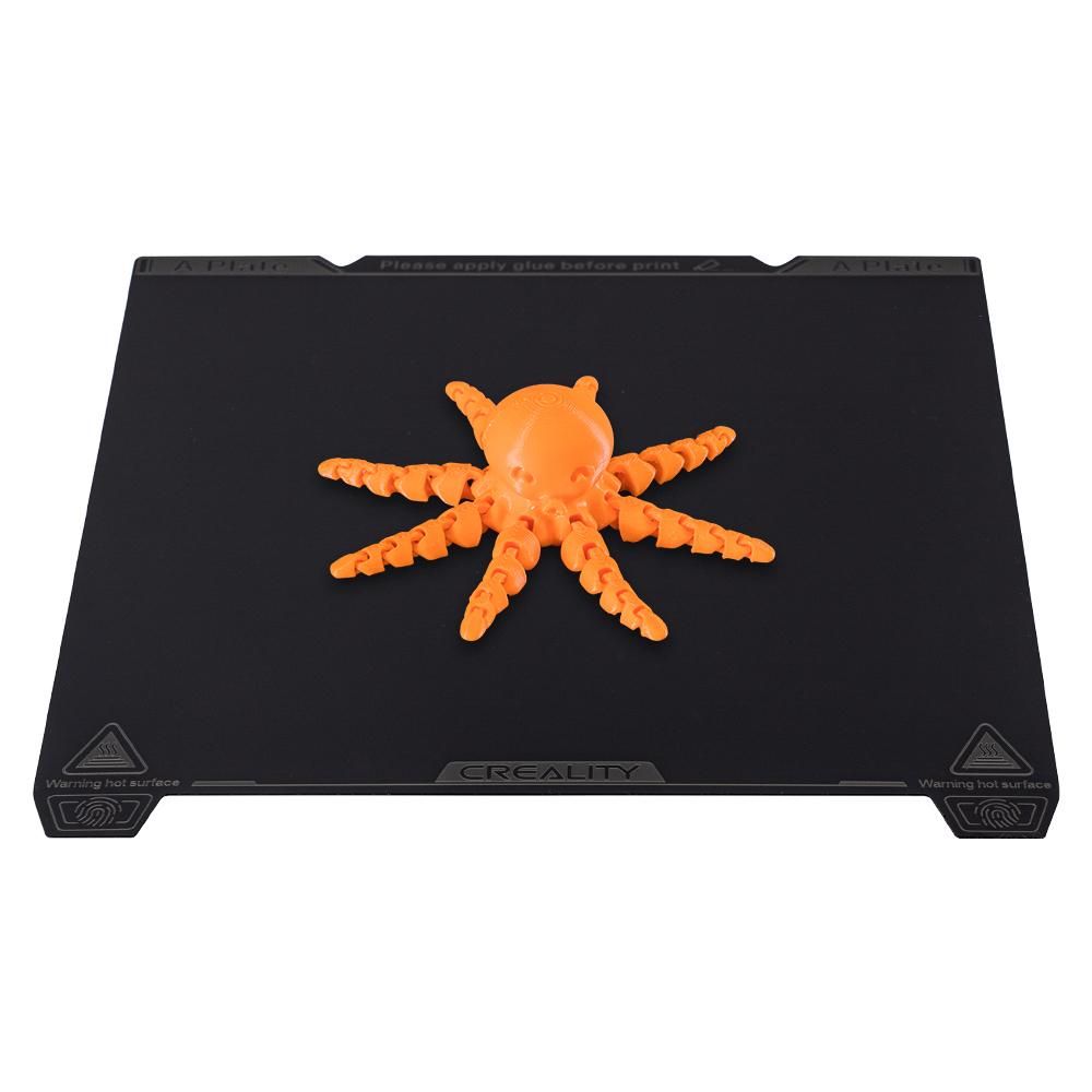 Creality K1 Smooth PEI Build Plate Kit Strong Magetic Spring Steel Heat Bed for Ender-3 S1/Ender-3 S1 Pro/Ender-5 S1/K1 3D Printers with Double Handles Ahesion Back for PLA ABS ASA PETG TPU PC PA   Filament