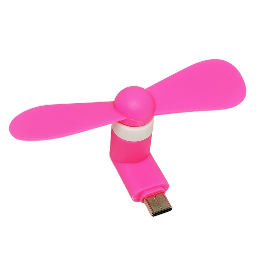 Creative Mini Portable Micro Fan Mobile Phone Mini Fan Charging Treasure Fan USB Gadget Cooling Fans For Type-C Android