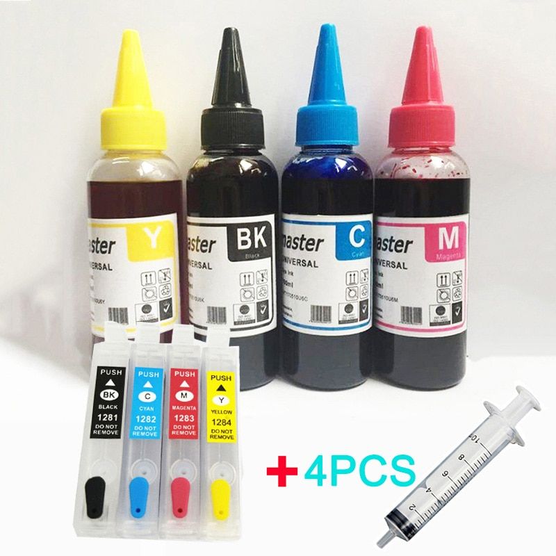 Einkshop Refillable T1281 -T1284 And Ink For Epson Stylus SX125 SX130 SX420W SX235W SX440W SX430W SX425W SX435W SX438