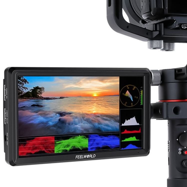 FEELWORLD FW568 V3 6 Inch 3D LUT DSLR Camera Field Monitor