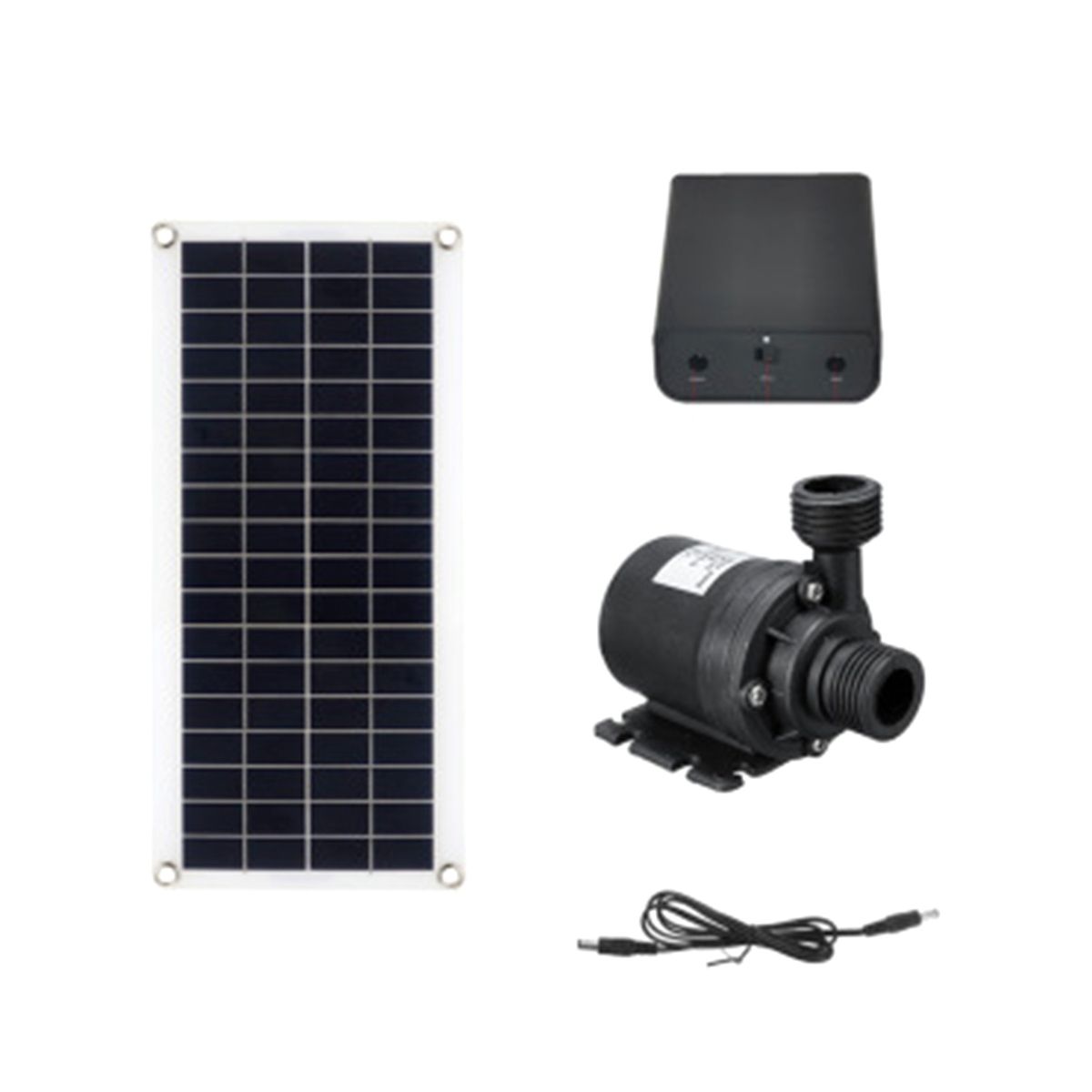Solar Water Pump Solar Water Fountain Pump 50W 800LH 12V Low Noise Garden Family Water Fountain Irrigation Pump
