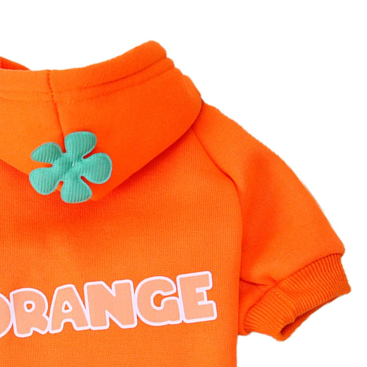 Pet Costume Fruit English Print Pet Vest Orange