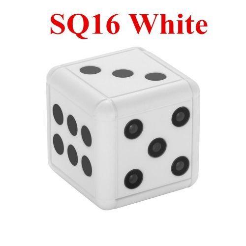 Mini Camera SQ13 SQ11 SQ16 SQ19 1080P Sensor Portable Security Camcorder Small Cam Secrespia Cameras Support Hidden TFcard(SQ16 White)
