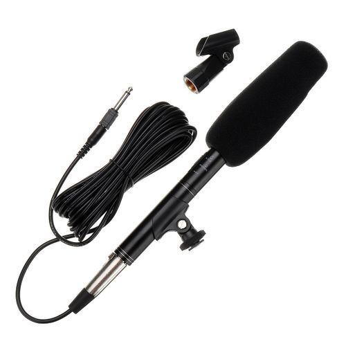 Camera Shotgun Microphone Interview Uni-directional Boom Mic Condenser Microphone