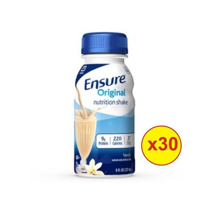 Healthy Vanilla Nutrition Shake Drink - 30 Bottles