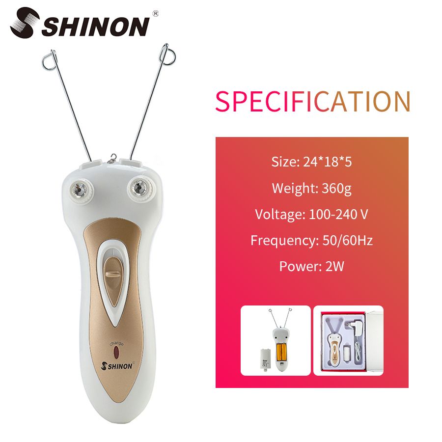 Shinon Electric Threading Hair Removal Device Epilator