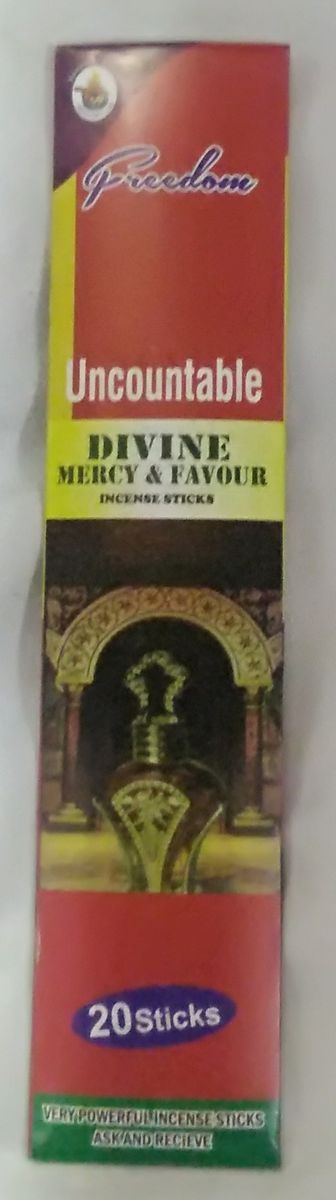 UNCOUNTABLE DIVINE MERCY AND FAVOUR INCENSE STICKS