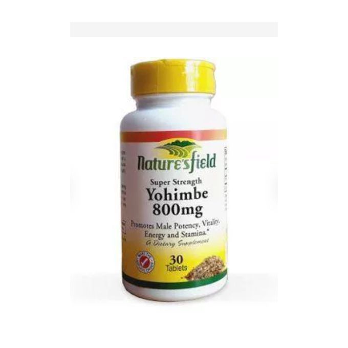 Field Yohimbe 800mg - 30 Capsules Male Sexual Health
