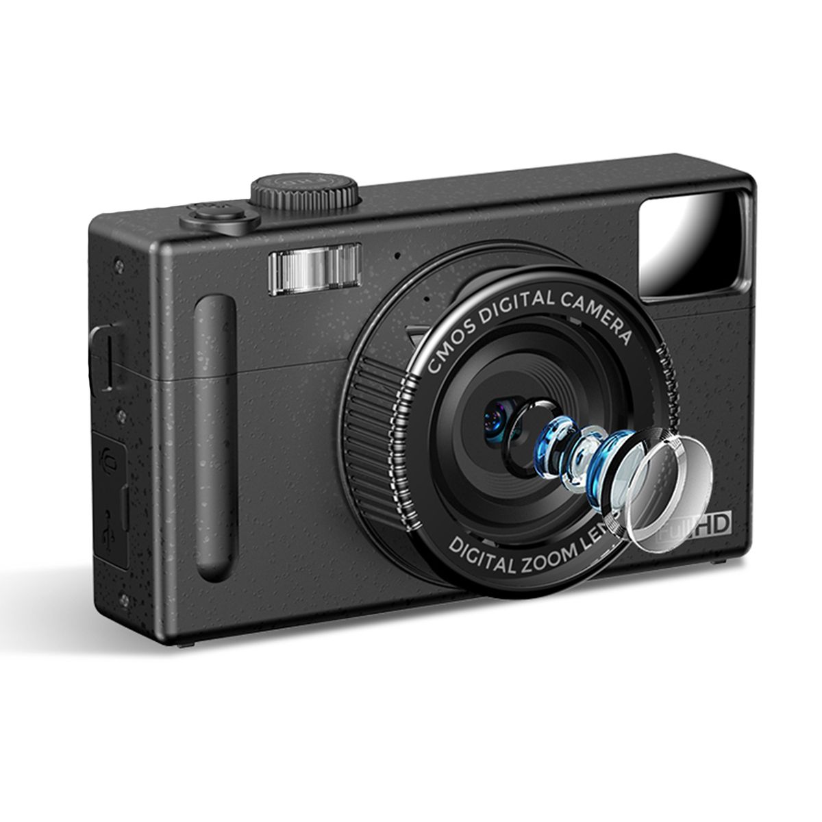 Andoer 1080P Compact Digital Camera Video Camcorder 48MP