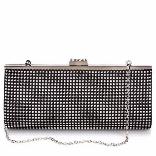 Crystal Stud Frame Clutch