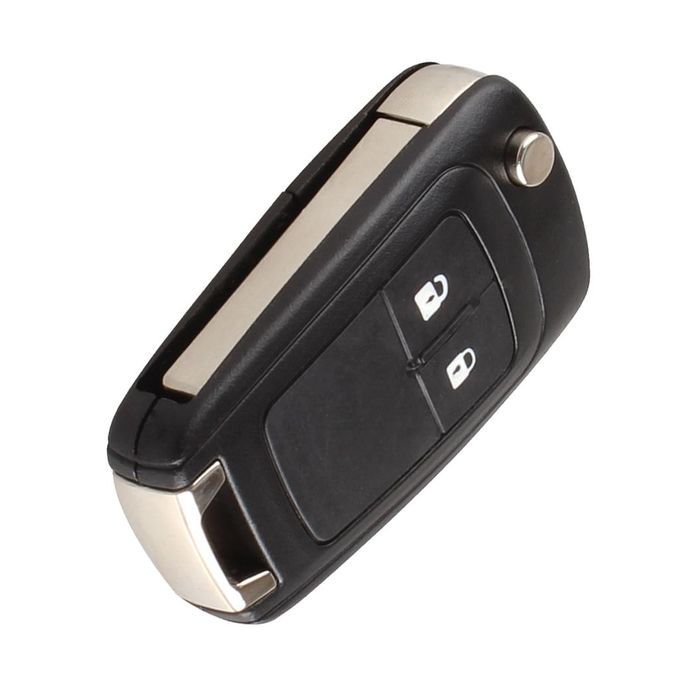 Universal Car Auto Flip Key Fob Case Shell 2 Button For Blank For OPEL