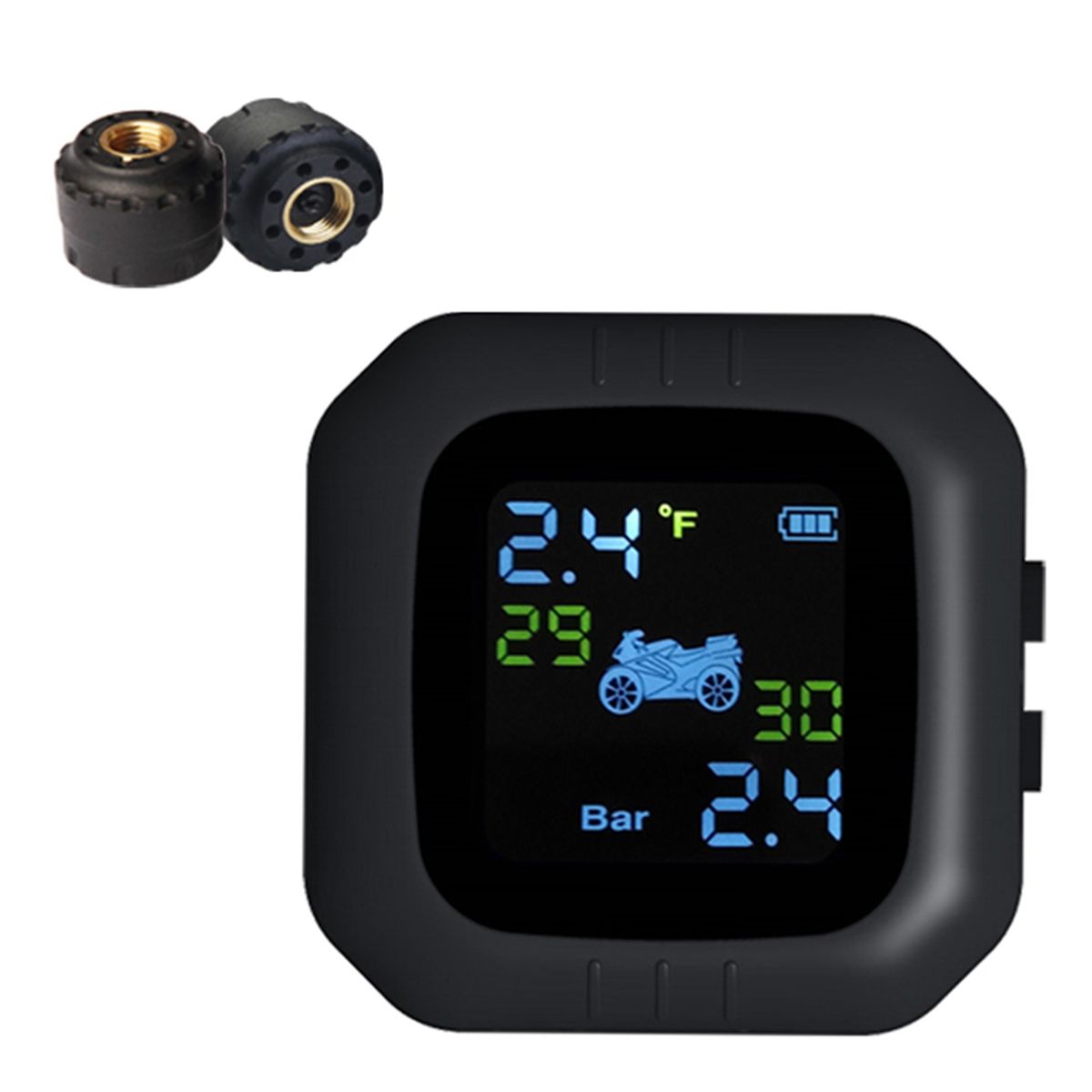 Waterproof Cordless TPMS Motorcycle Tire Pressure Monitoring