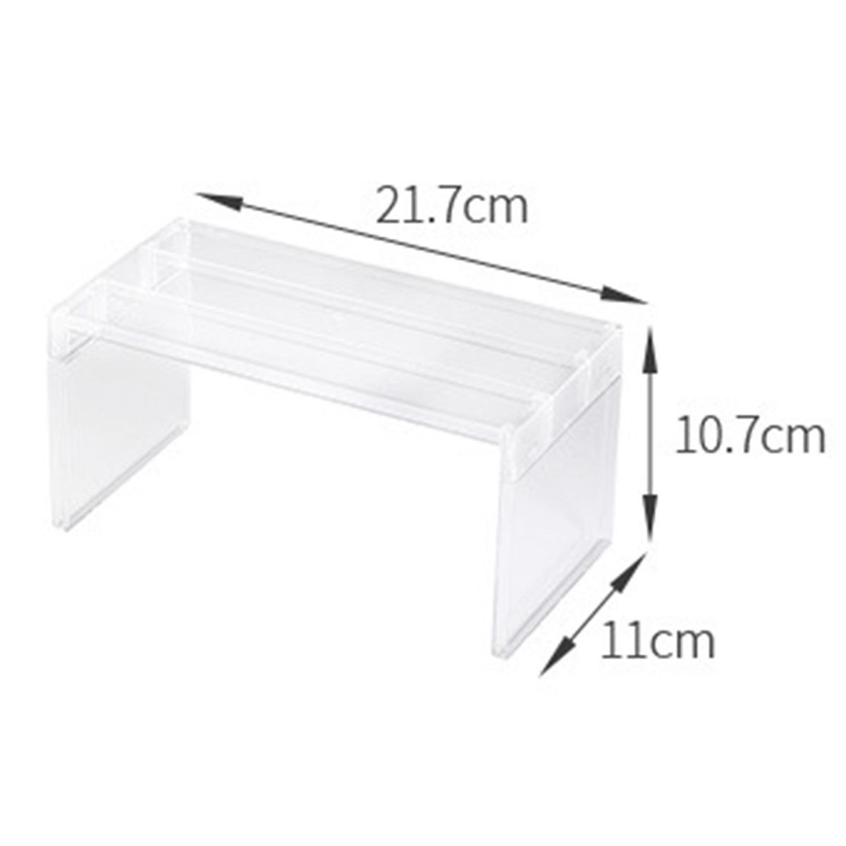 Refrigerator Organizer Shelf Rack Stackable Transparent
