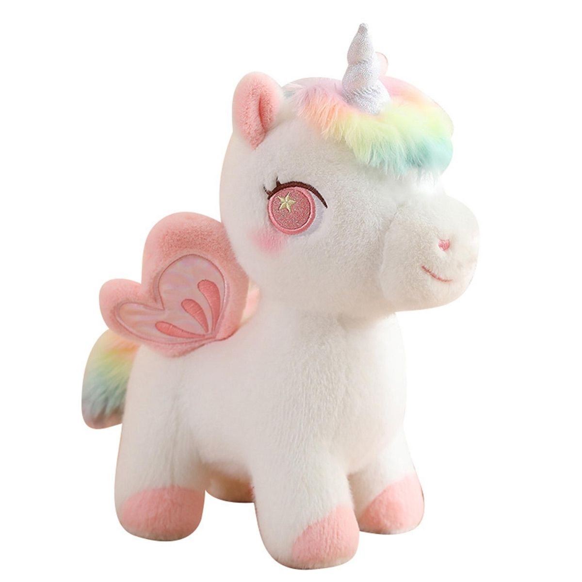 Pegasus Pillow Stuffed Pegasus Plush Toy Soft Sofa Pillow Decoration Pink