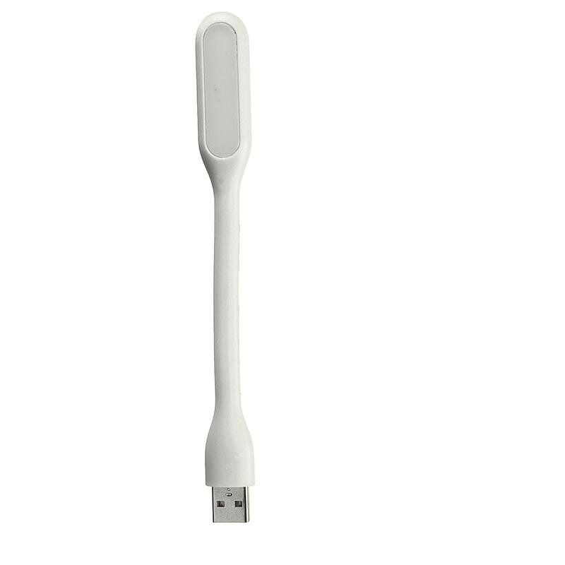 10Pcs Flexible USB LED Light Lamp For Computer Keyboard Reading Notebook PC Laptop (White)