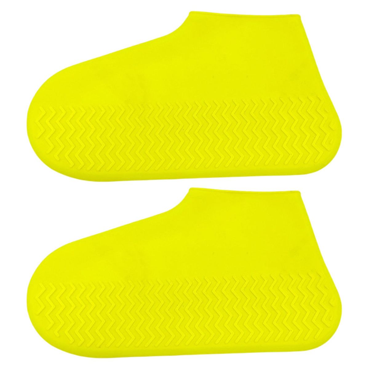 2Pcs Shoes Protectors Outdoor Rainy Days Rain Boot Covers Yellow