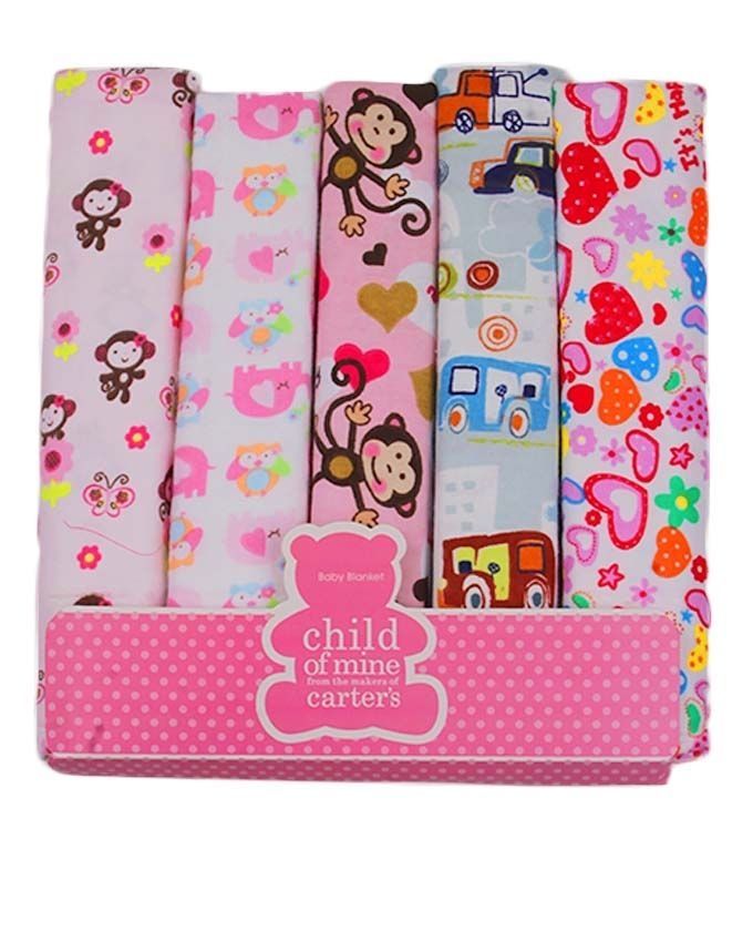 5-Piece Child Of Mine Flannel - Multicolour