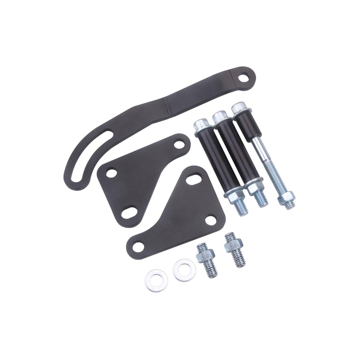 SBC Steering Pump Mounting Bracket Iron Alternator Bracket Kit Replacement for SWP LWP Saginaw GM SB Chevy 350