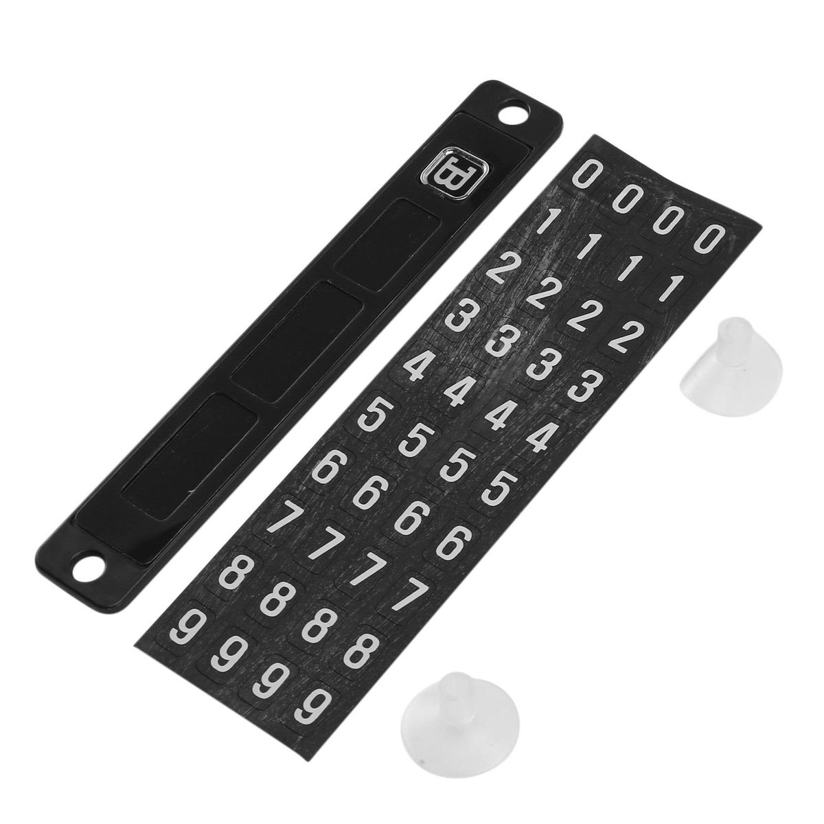 Luminous Magnetic Temporary Parking Phone Number Card Plate