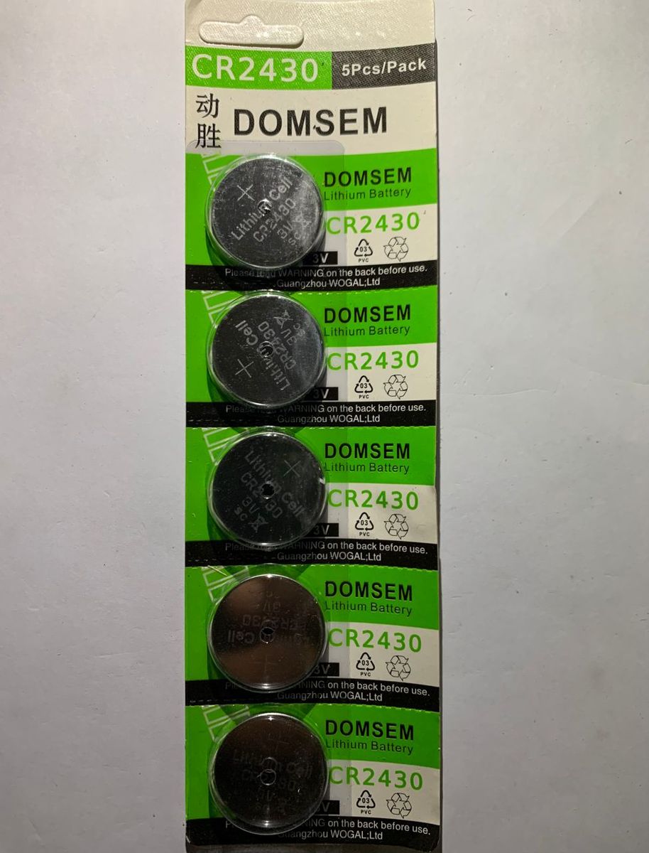 CR2430 Lithium Cell 3volts Battery
