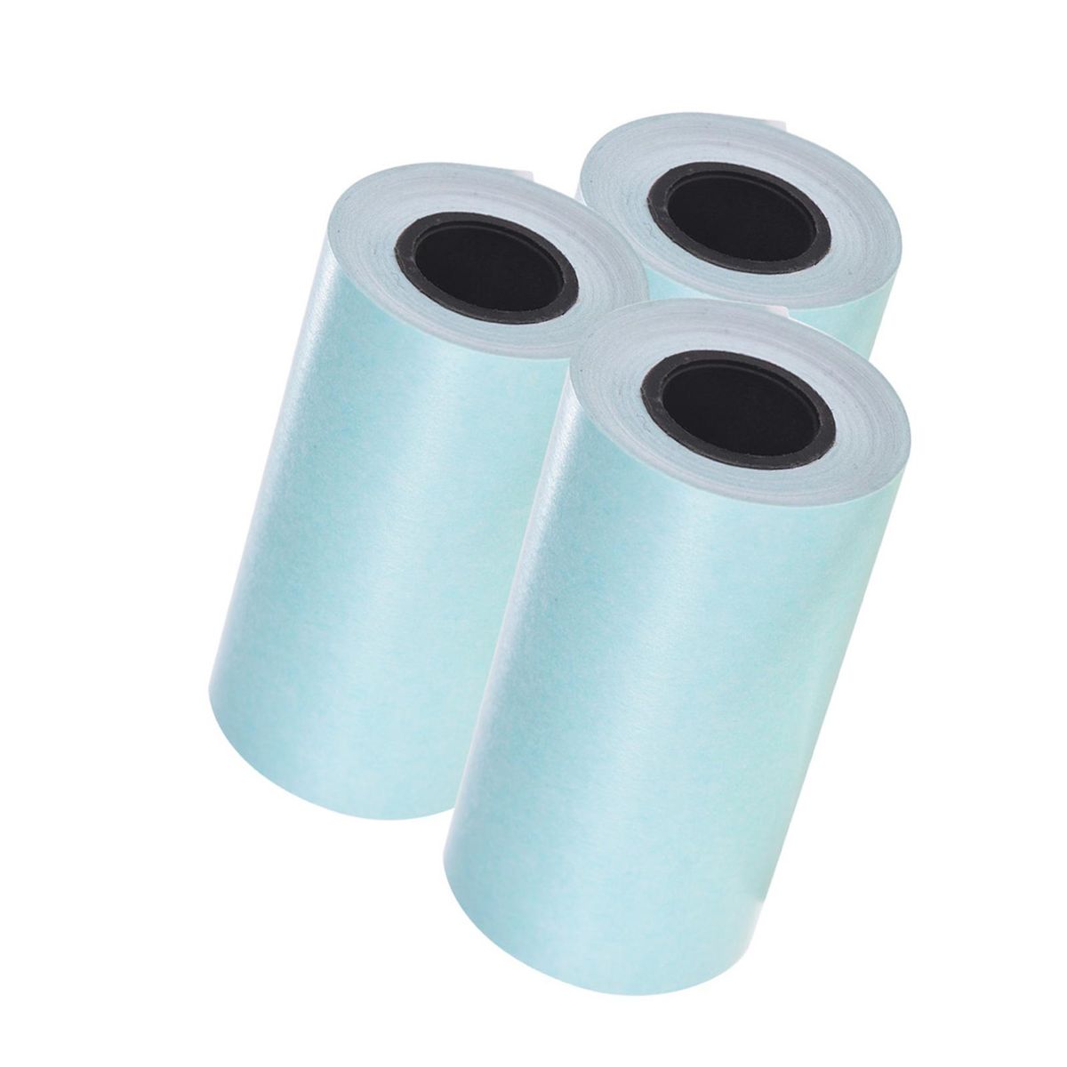 Printable Sticker Paper Roll Direct Thermal Paper with Self-adhesive 57*30mm for PeriPage A6 Pocket Thermal Printer for PAPERANG P1/P2 Mini Photo Printer, 3 Rolls