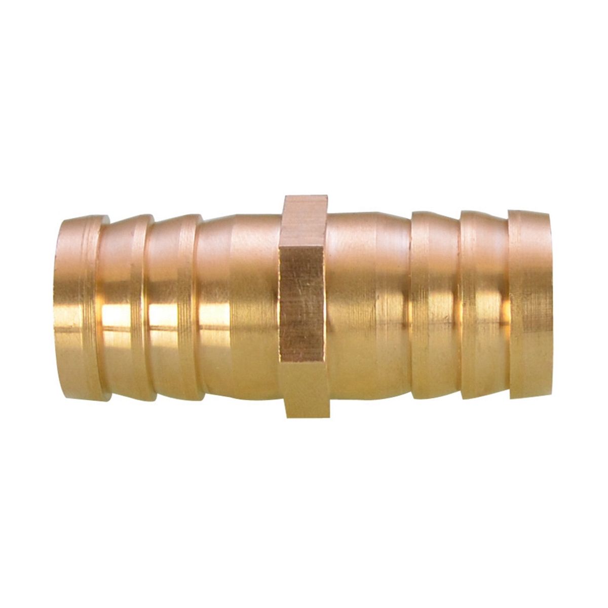 Straight Connector Brass Garden Hose Mender End Repair Water Hose Coupling Splicer Mender Hose Connector 25Mm