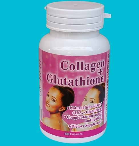 + Glutathione Whitening, Anti-aging Skin Care - 100 Capsules