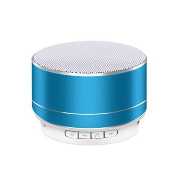 A10 Wireless Link Mobile Phone Speaker  R B  Mini Dual  Hannel-blue