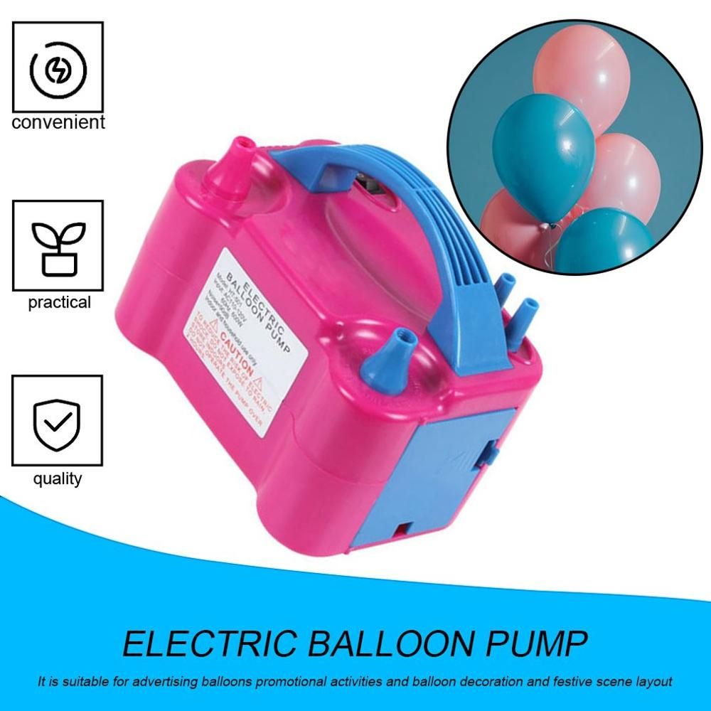 Portable Air Blower 220V Double Hole AC Inflatable Electric Air Balloon Pump Electric Balloon