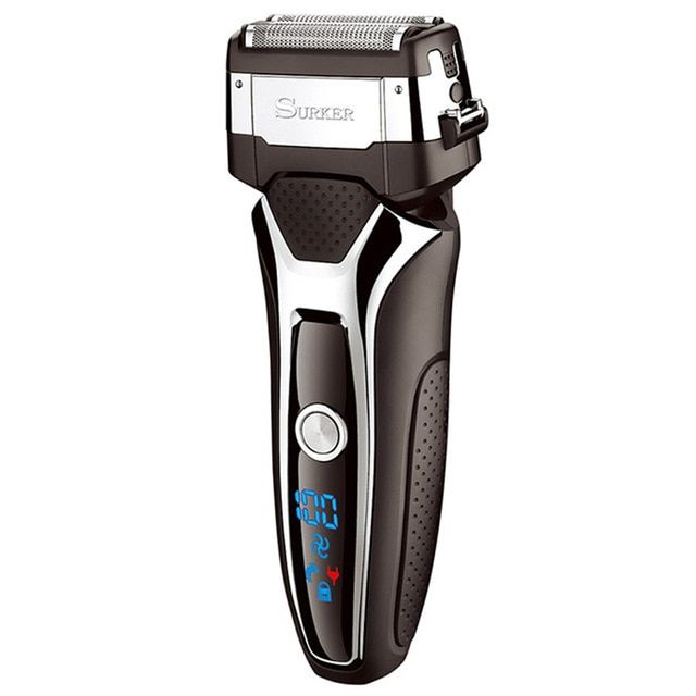 Lcd Digital Display 3D Floating Blade Electric Shaver