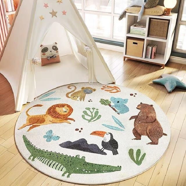 Bohemian style carpet fabric woven carpet