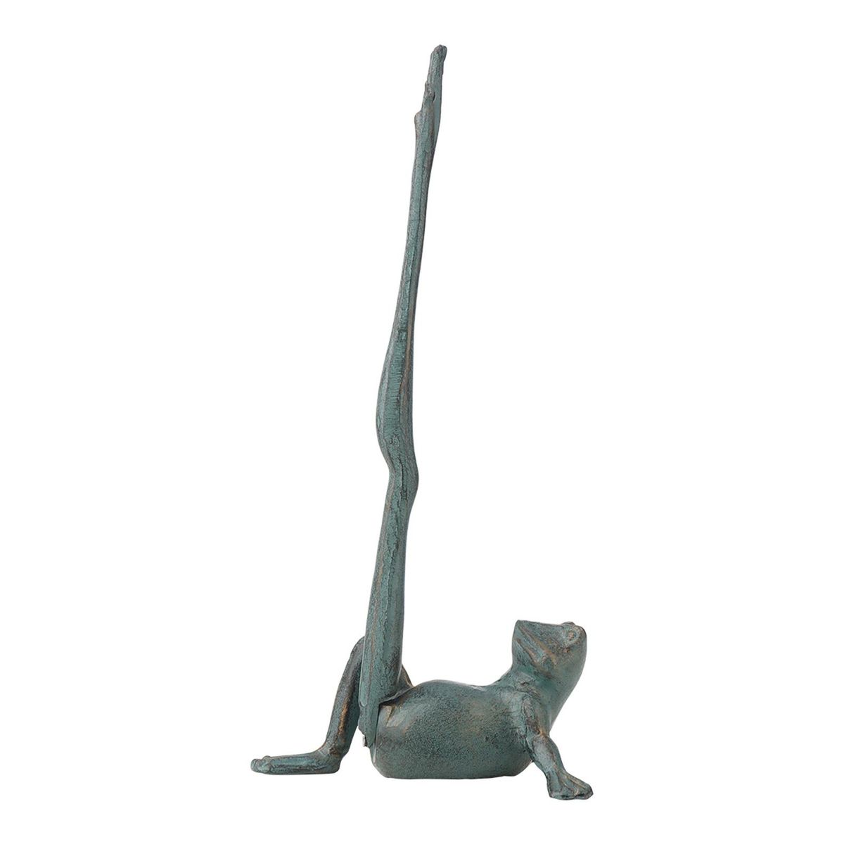 Frog Paper Towel Holder Decorative Animal Toilet Paper Roll Holder Retro Cast Iron Organizer Cast Iron Paper Towel Stand