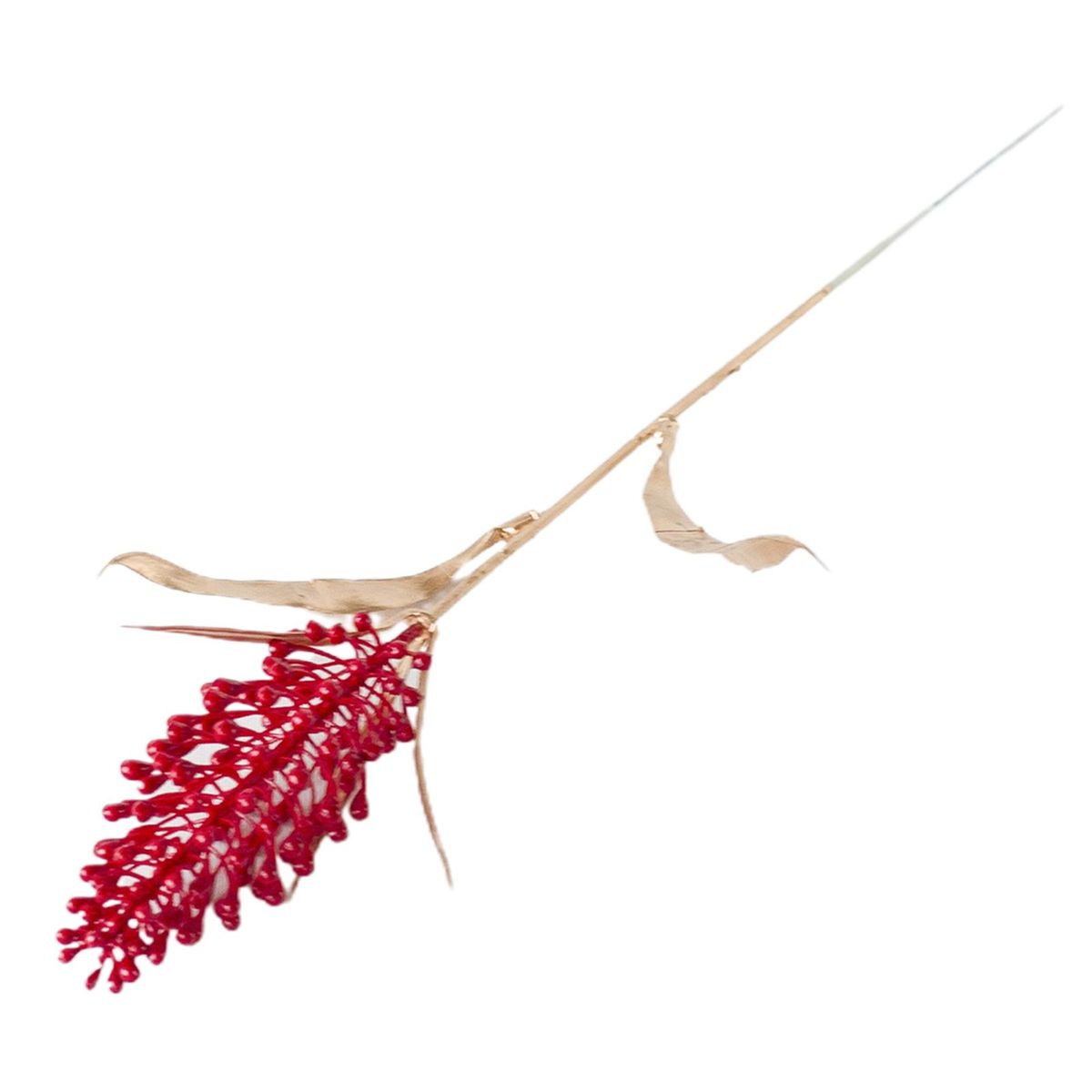 Artificial Fruit Branch Realistic Festive Non-fading-Red