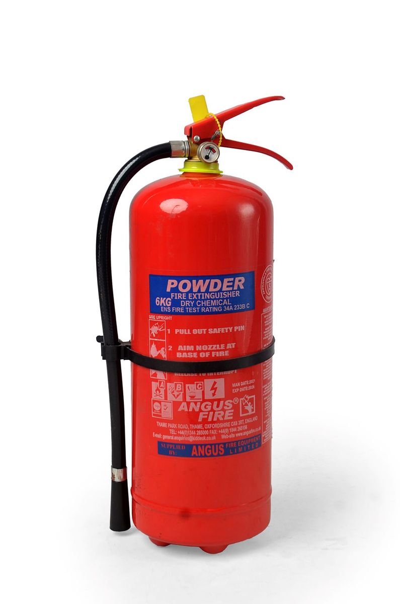 6KG ABC DRY CHEMICAL POWDER FIRE EXTINGUISHER
