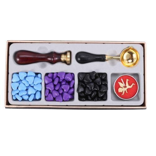 Retro Romantic Fire Paint Seal Set Metal English